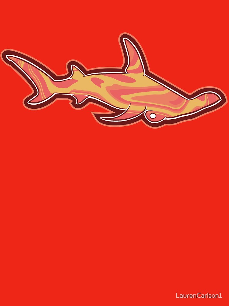 Hammerhead Shark Multi-Colored by LaurenCarlson1