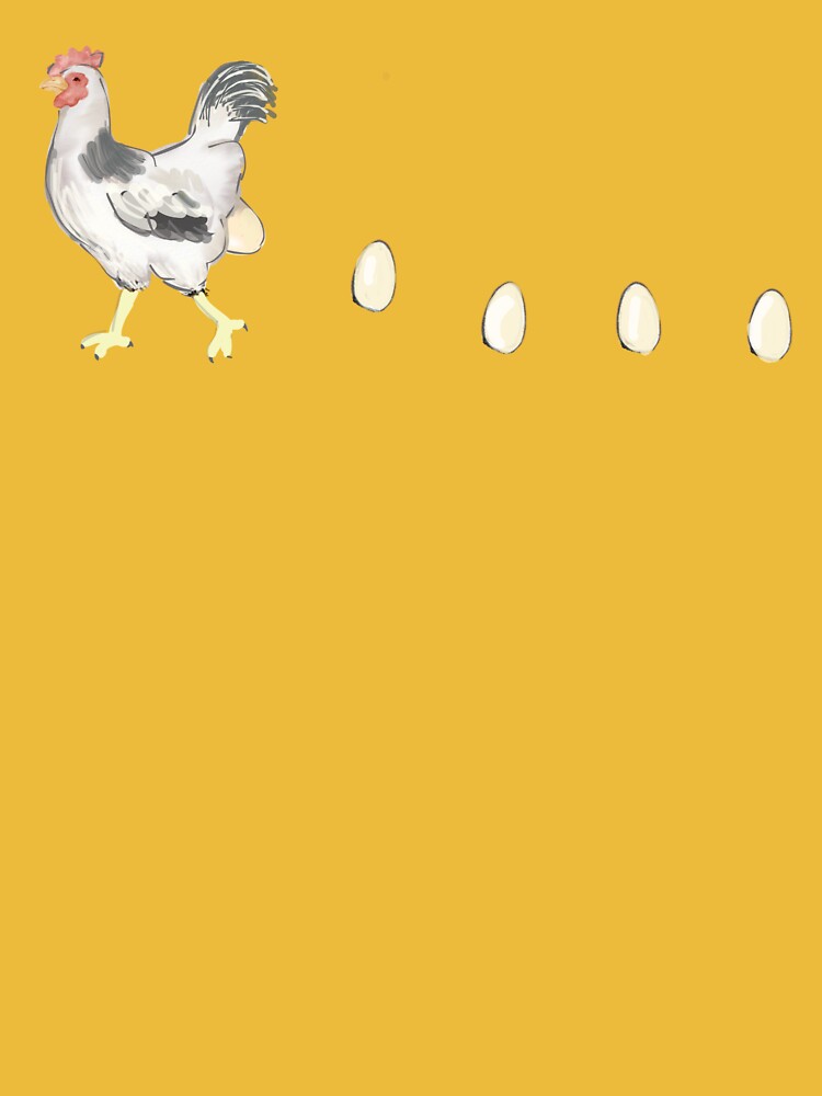 Chicken laying eggs by TaraPen