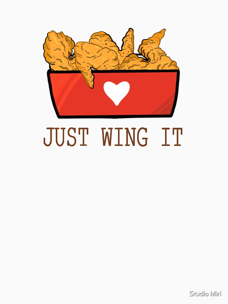 Chicken wings design- Just Wing It by Studio Miri