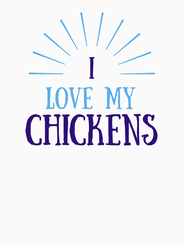 I Love My Chickens Winter Edition by Cluckin' Mad