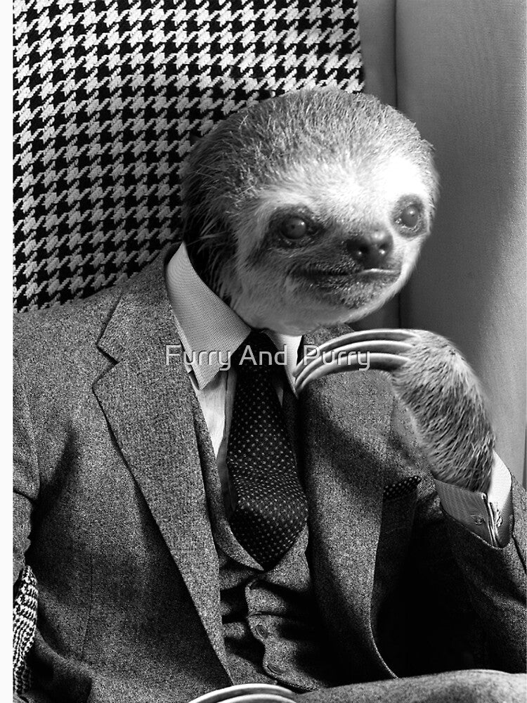 Gentleman Sloth #6 by Furry And  Purry