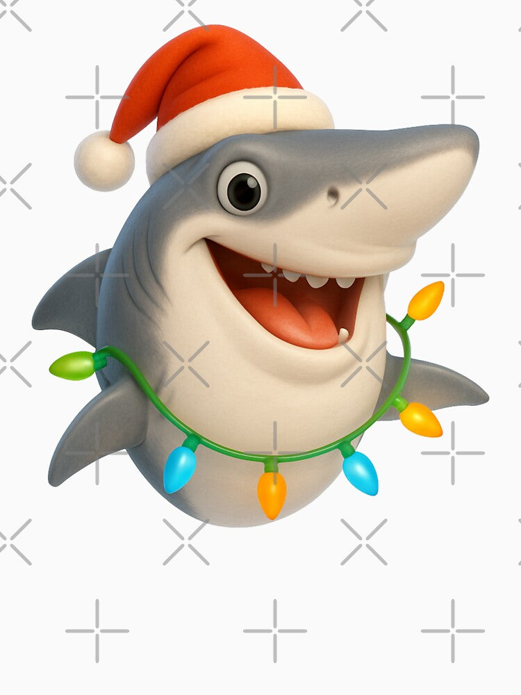 Christmas Great White Shark by Sillytoe