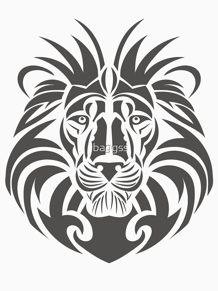 Tattoo Lion Face by baggss