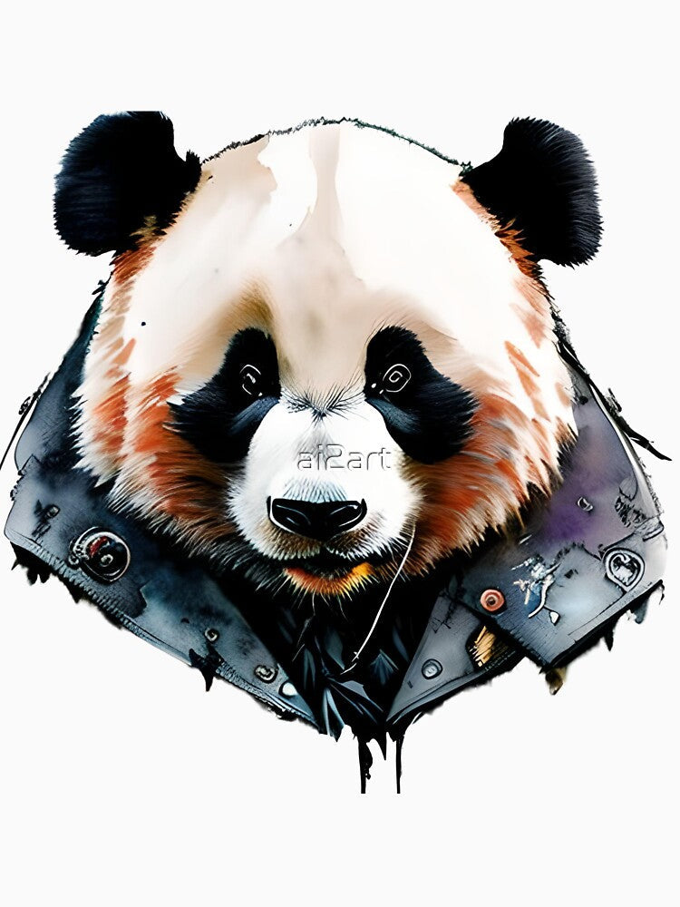 Panda in Watercolor Style by ai2art