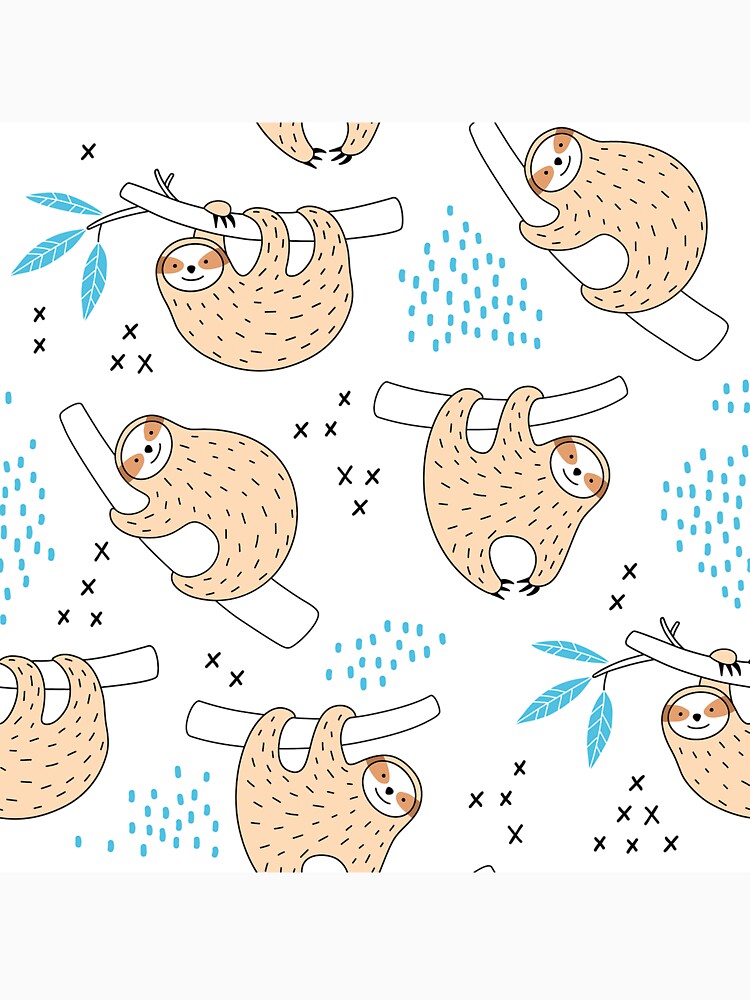 Sloth Dot Art by ArtCreations79
