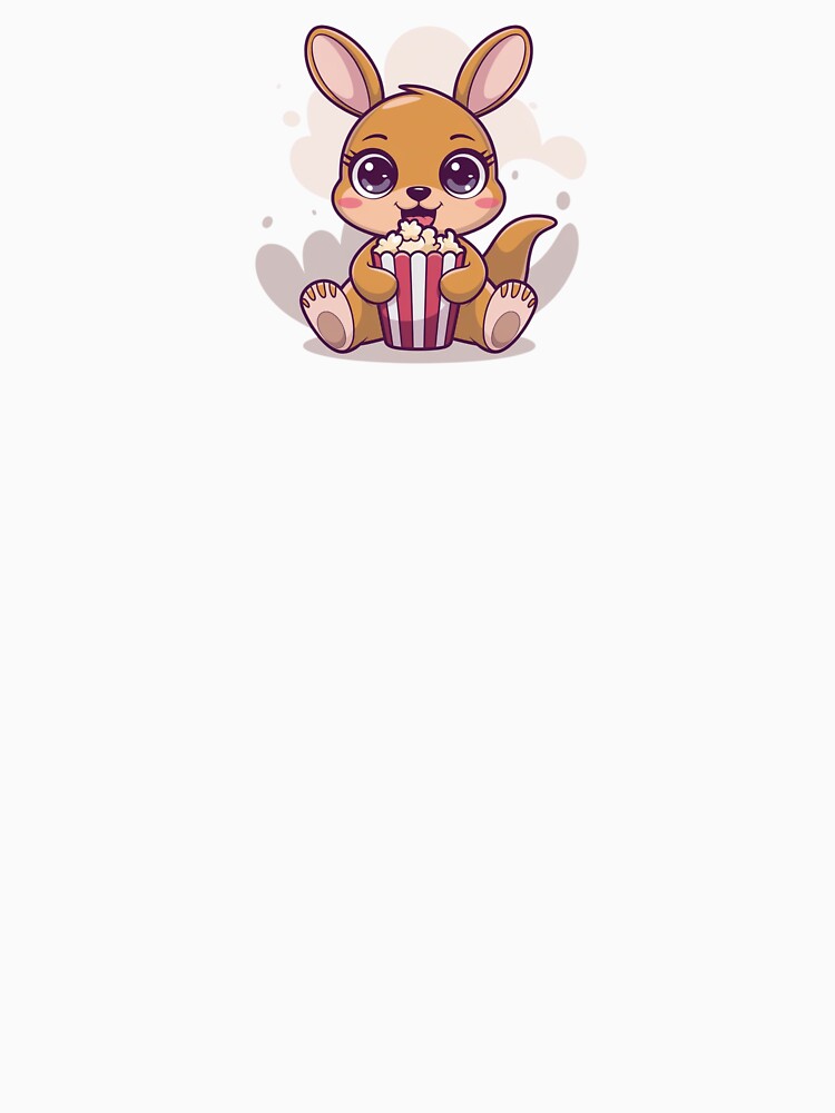 rabbit eating popcorn by Eternalski