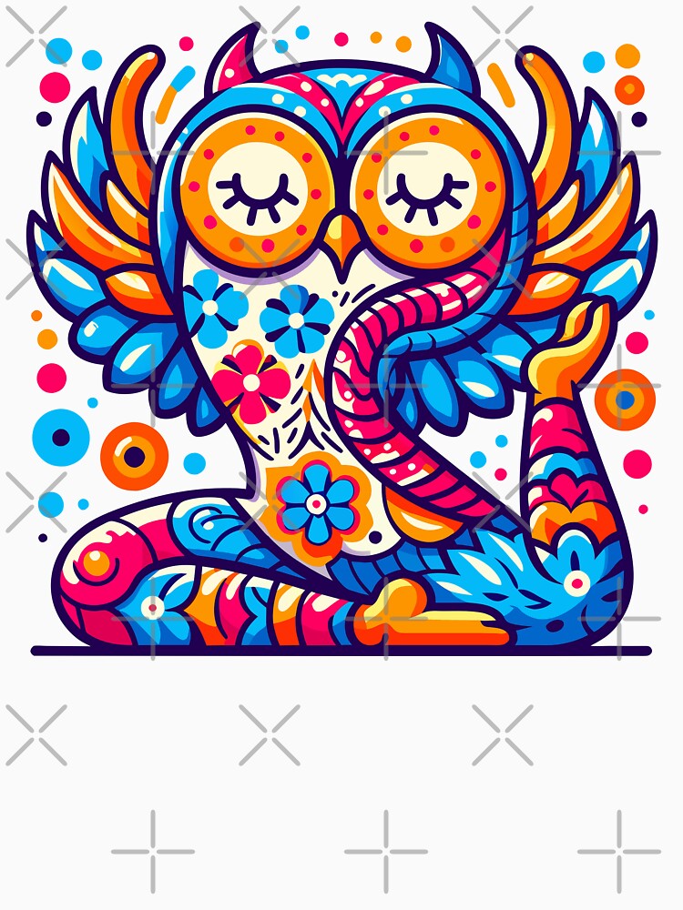 Wise Owl Yoga Master by Designowner
