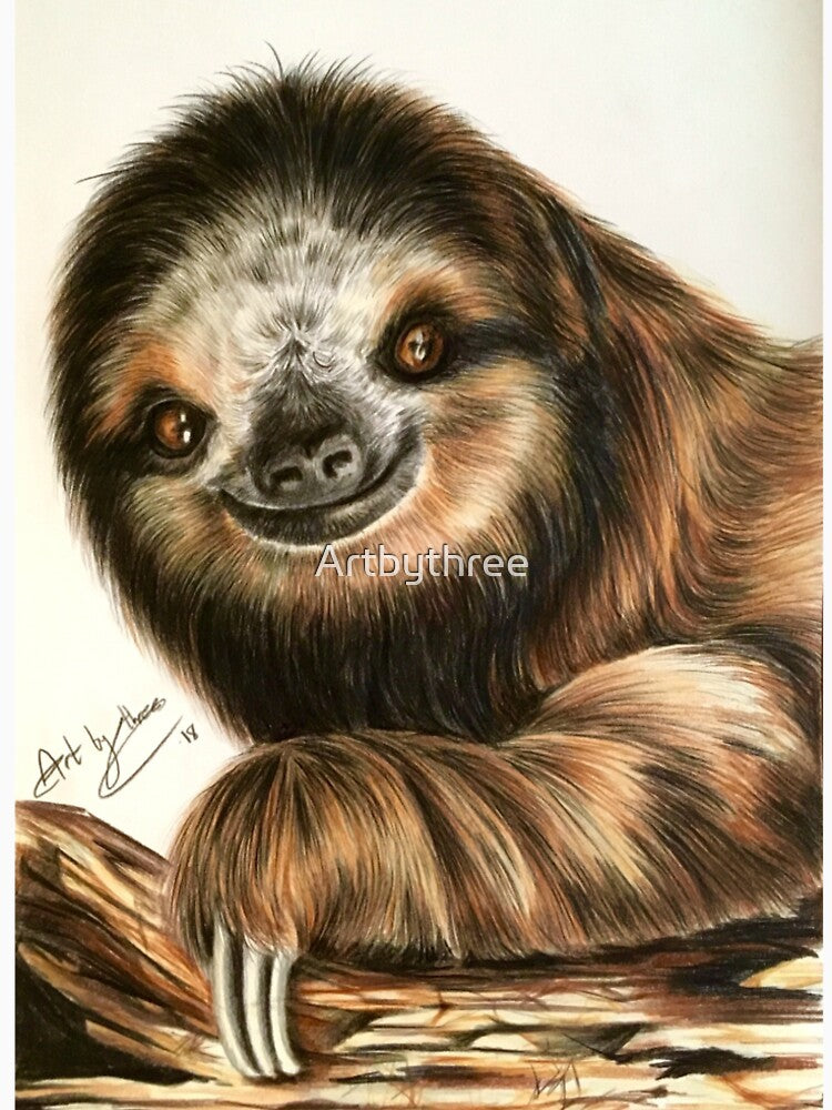 Smiling Sloth by Artbythree