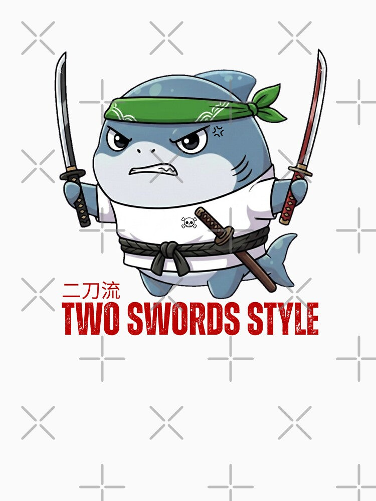 Samurai Shark Two Swords Style by Nature's Chibis