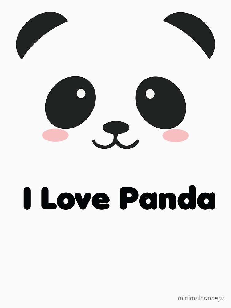 I Love Panda by minimalconcept