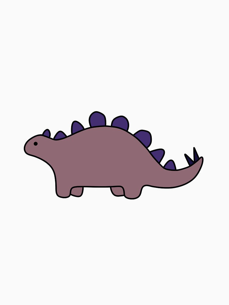 dusty pink dinosaur by trippyzipp