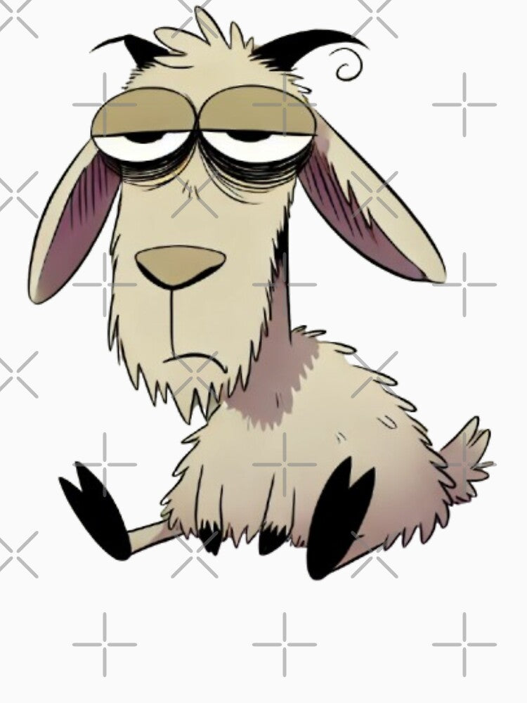 Sleepy Goat Funny Animal Lover Design by Trendy-Now