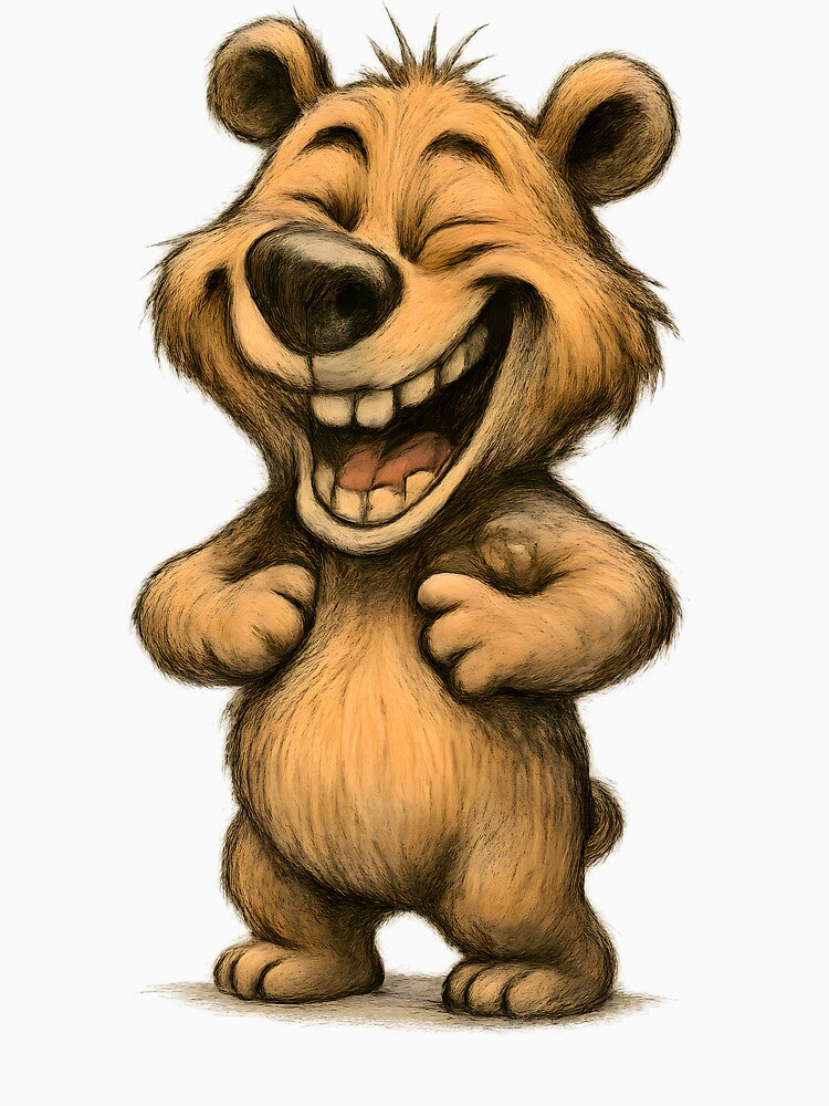 Laughing Bear by Yomere