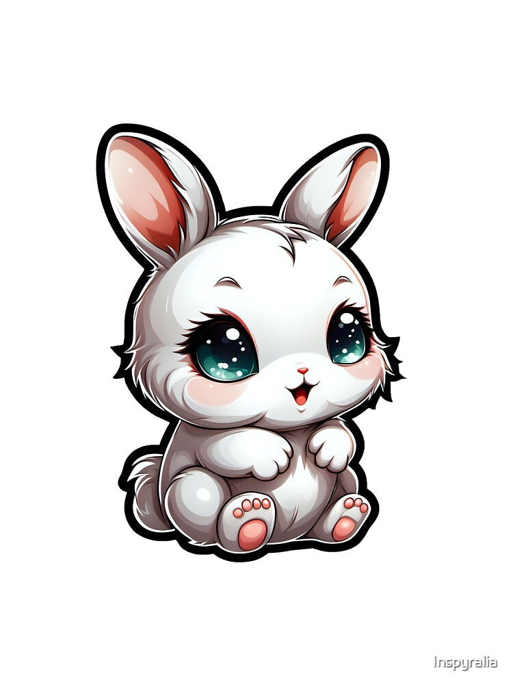Cute baby rabbit by Inspyralia