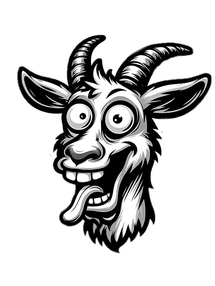 Funny Goat Face Gift Animal Lover Funny Goat Graphics Goat Lover Gift by SlocifieShop