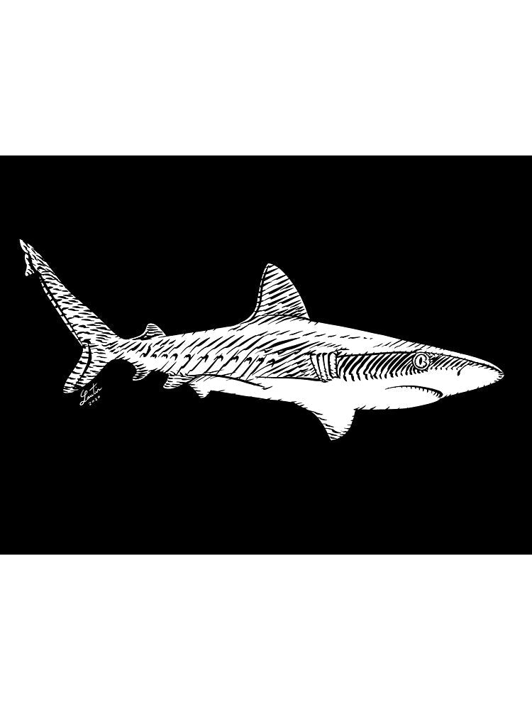 SHARK ink portrait by lautir