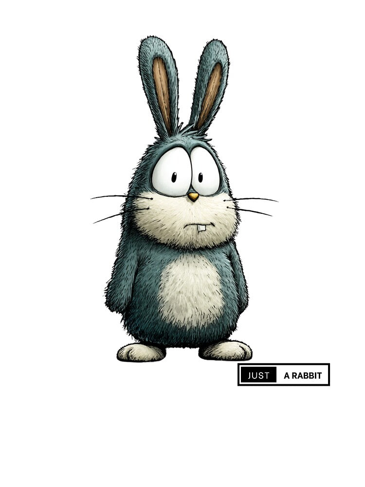 Cute cartoon rabbit - Just a rabbit by CleanDecor