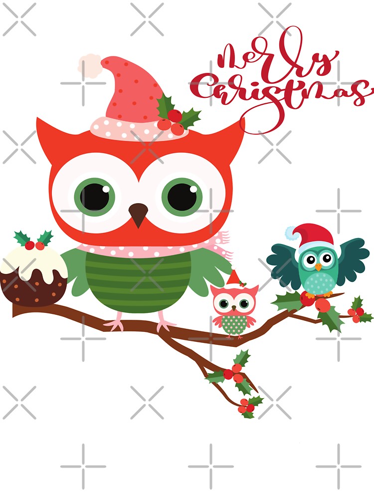 cute Christmas owl by GulQari
