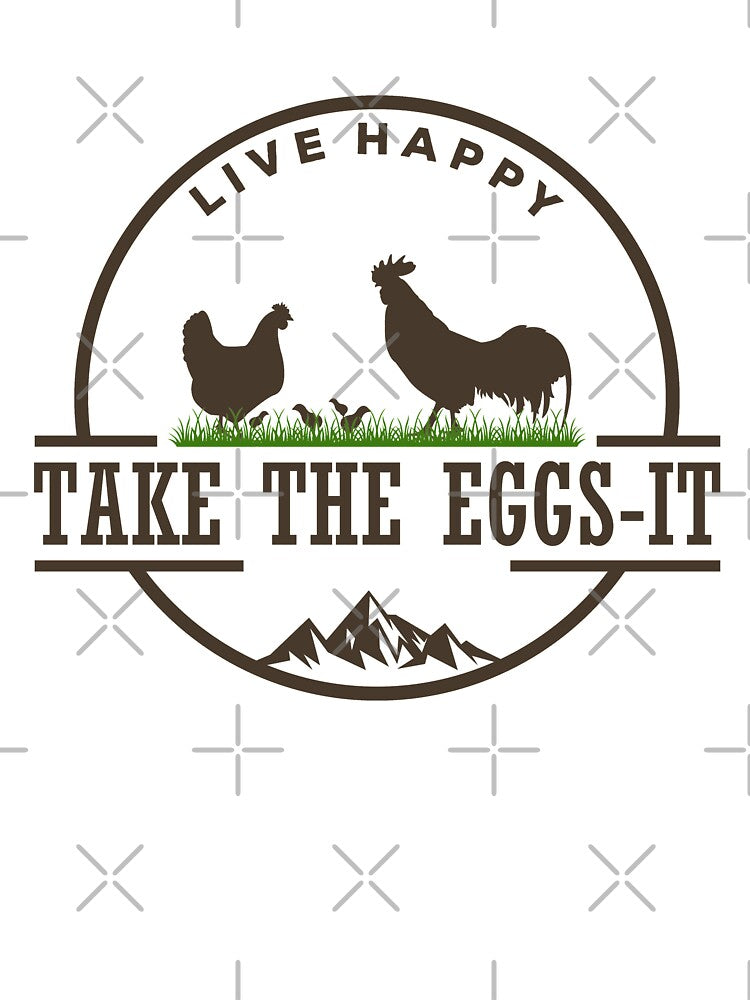 Chicken Eggs Exit Eggs-It Chicken Farm Owner Hen Ranch Farmer Quote by TheAplus