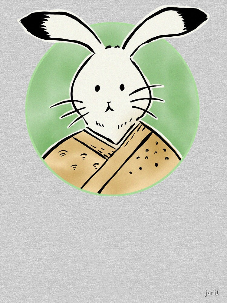 Rabbit wearing kimono by jani1i