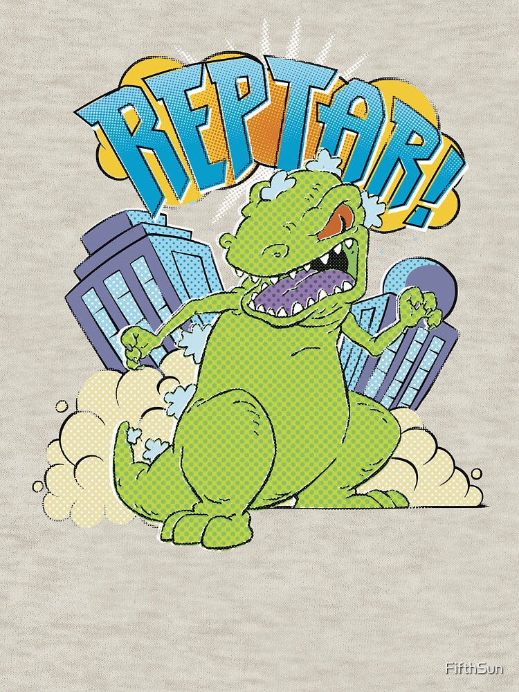 Rugrats Reptar City Destroyer Pop Art Poster by FifthSun