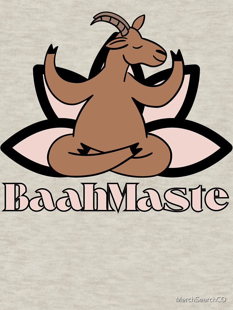 Goat Yoga, Namaste, Lotus Flower, Goat Lover Gift by MerchSearchCO