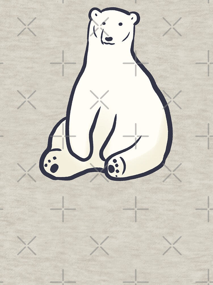 Cute Polar bear drawing by Mayarart