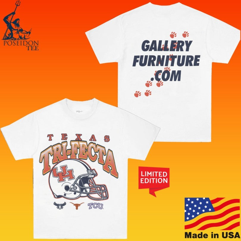 Ragstock Vintage Texas Trifecta Texas University Football Teams College T-shirt