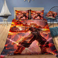rengoku posters Bedding Set (Duvet Cover & Pillow Shams)