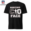 Resting Cig Face Peach Bowl Shirt