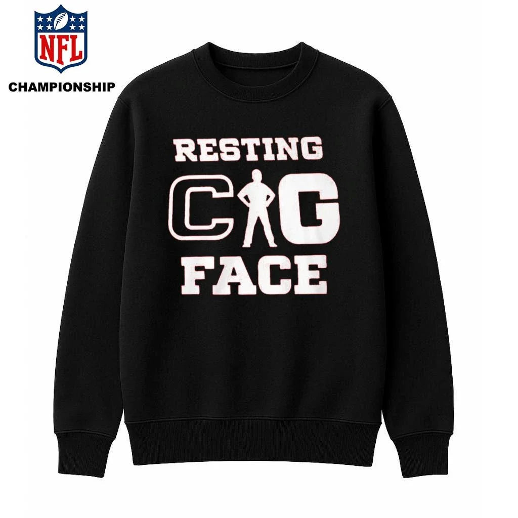 Resting Cig Face Peach Bowl Shirt