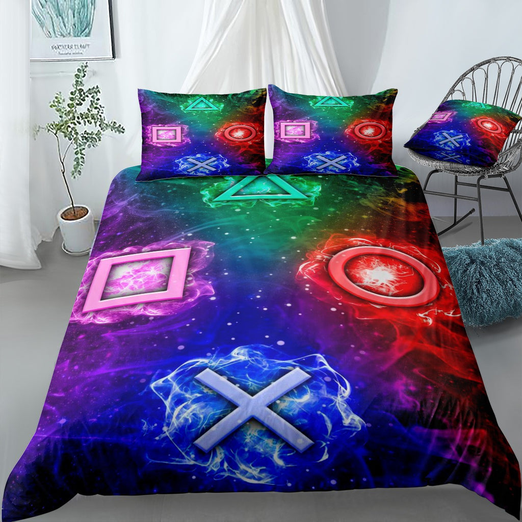 retro 33 Bedding Set (Duvet Cover & Pillow Shams)