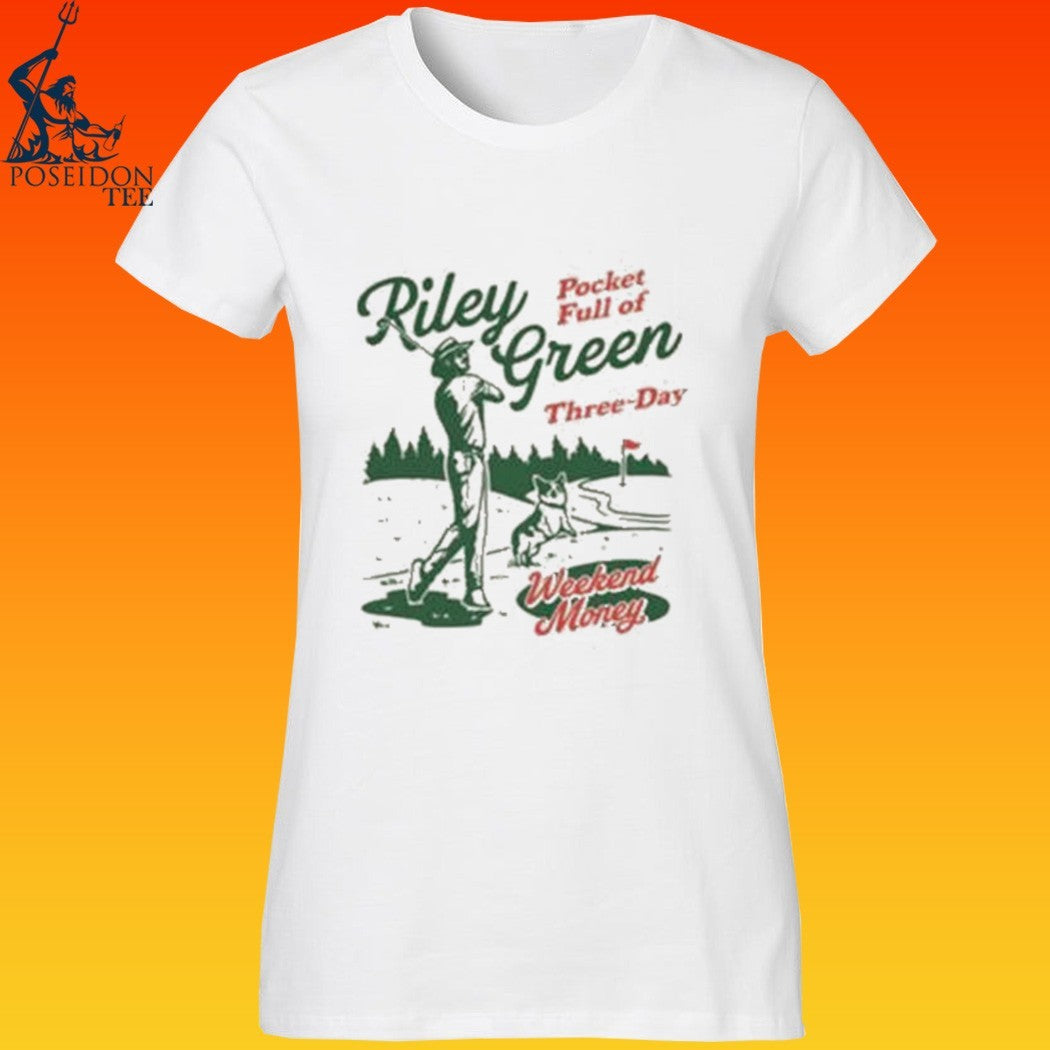 Riley Green Pocket Full Of Three-day Weekend Money Golf T-shirt