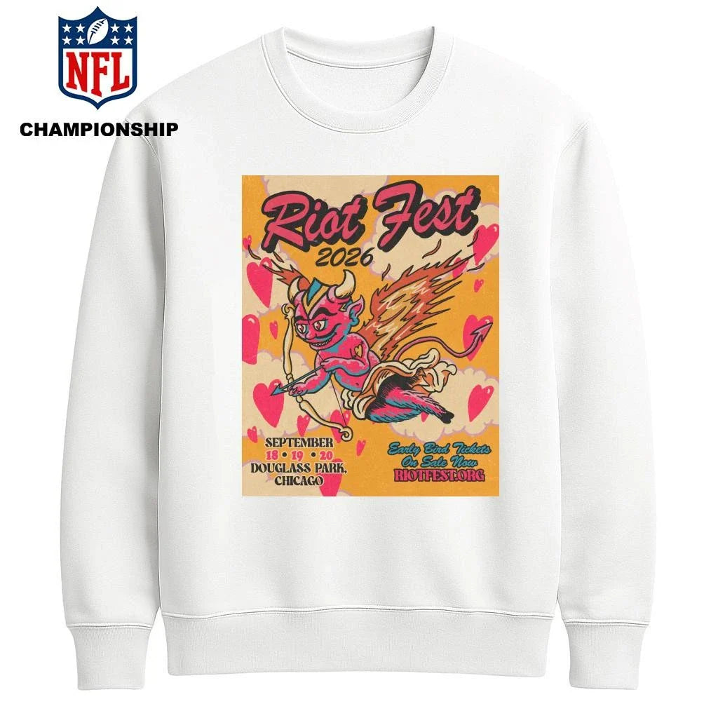 Riot Fest Douglass Park Chicago Sept 18-20 2026 Poster Shirt