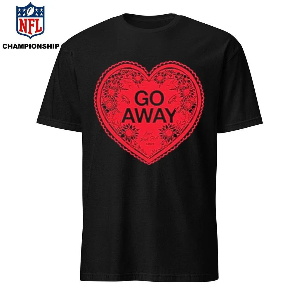 Riot Fest GO AWAY HEART Valentine 2026 Shirt