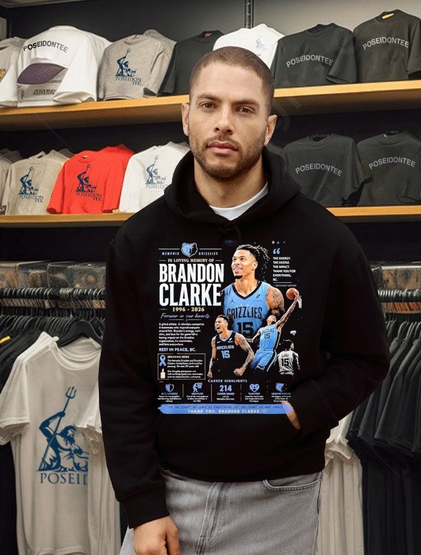 Rip Brandon Clarke Of The Memphis Grizzlies 1996 2026 T-shirt