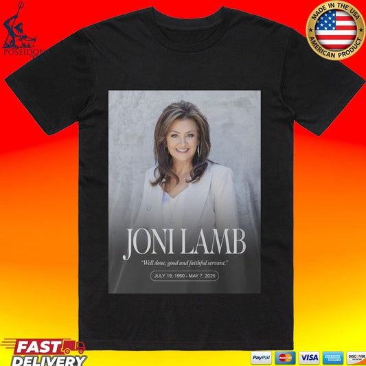 Rip Joni Lamb 1960-2026 Rest In Peace Joni Lamb T-shirt