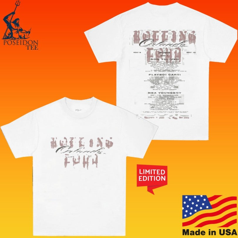 Rolling Loud Reflection Cream 26 Lineup T-shirt