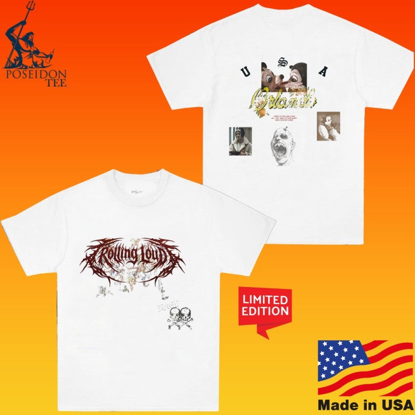 Rolling Loud Warped Dsny Ivory T-shirt