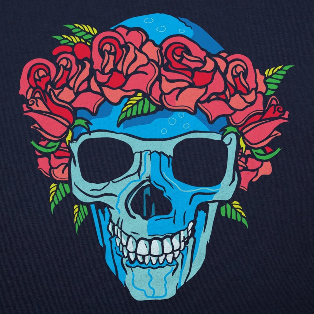 Rose Crowned Skull Full Color
