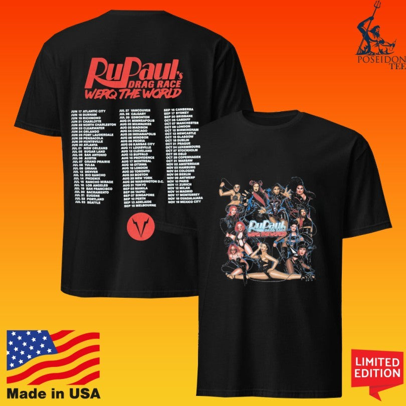 Rupaul’s Drag Race Werq The World Tour T-shirt