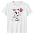 Spooky But Sweet Womens T-Shirt Cute Ghost Halloween Halloween Gift For Her