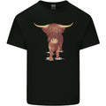 Highland Cattle Cow Scotland Scottish Mens Cotton T-Shirt Tee Top