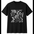 Flemish Giant Rabbit Portrait Botanical Mens T-Shirt Cute Kawaii Adorable Top