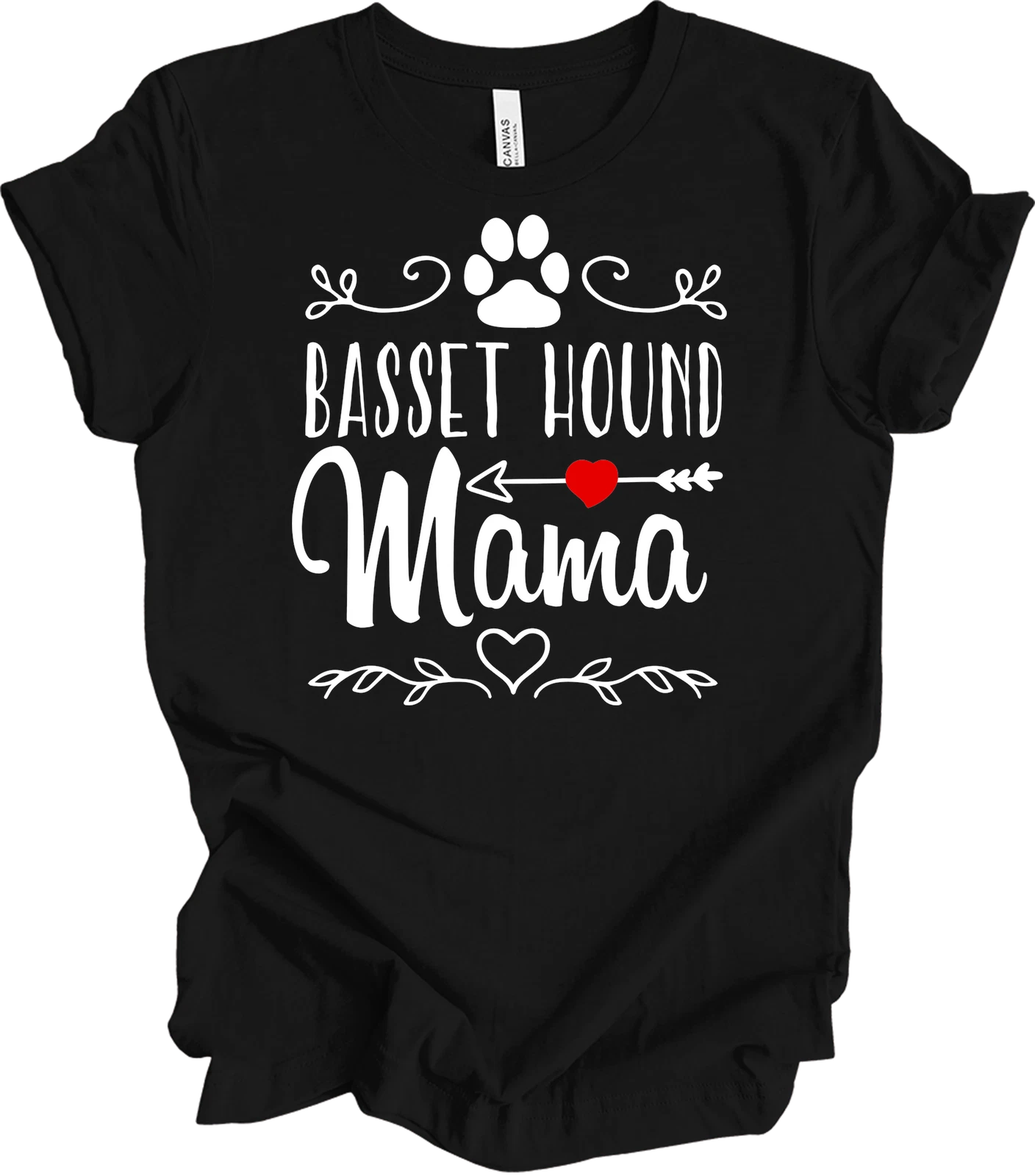Basset Hound Mama T-Shirt - Perfect Gift for Dog Lovers