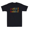 The Evolution Of Money Funny BTC   Meme Novelty Men's Black Cotton T-Shirt