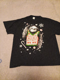 Men's Dec. 25th Sloth Wearing Ugly Christmas Sweater Graphic T-Shirt Size: 2XL