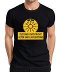 Condition corresponds to age mileage TÜV test badge gift men's T-shirt