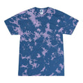 Bleach Out  T-Shirts Blue  Adult Sizes Cotton Colortone