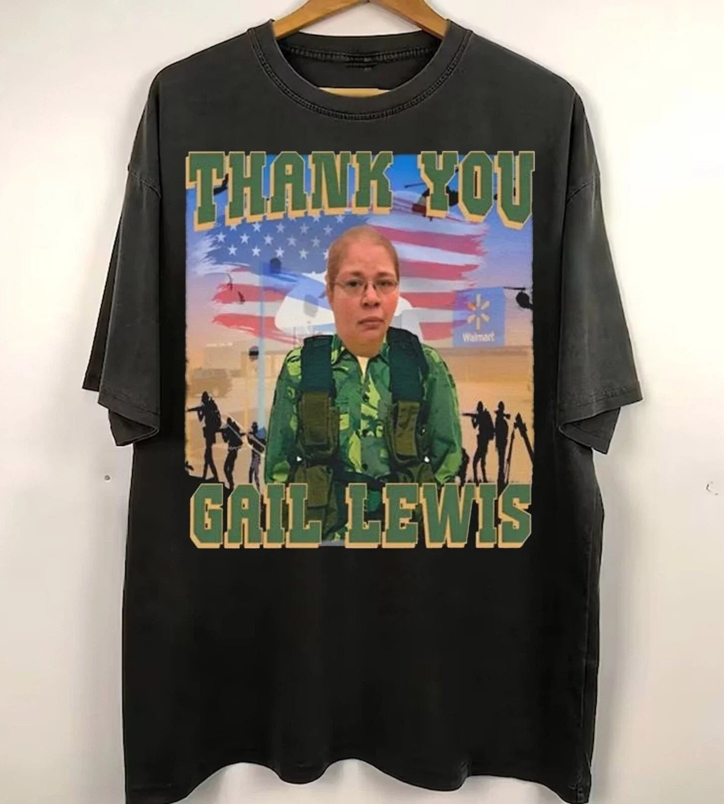 Vintage Gail Lewis Meme Shirt Thank You For Your Service Unisex T-shirt Hoodie